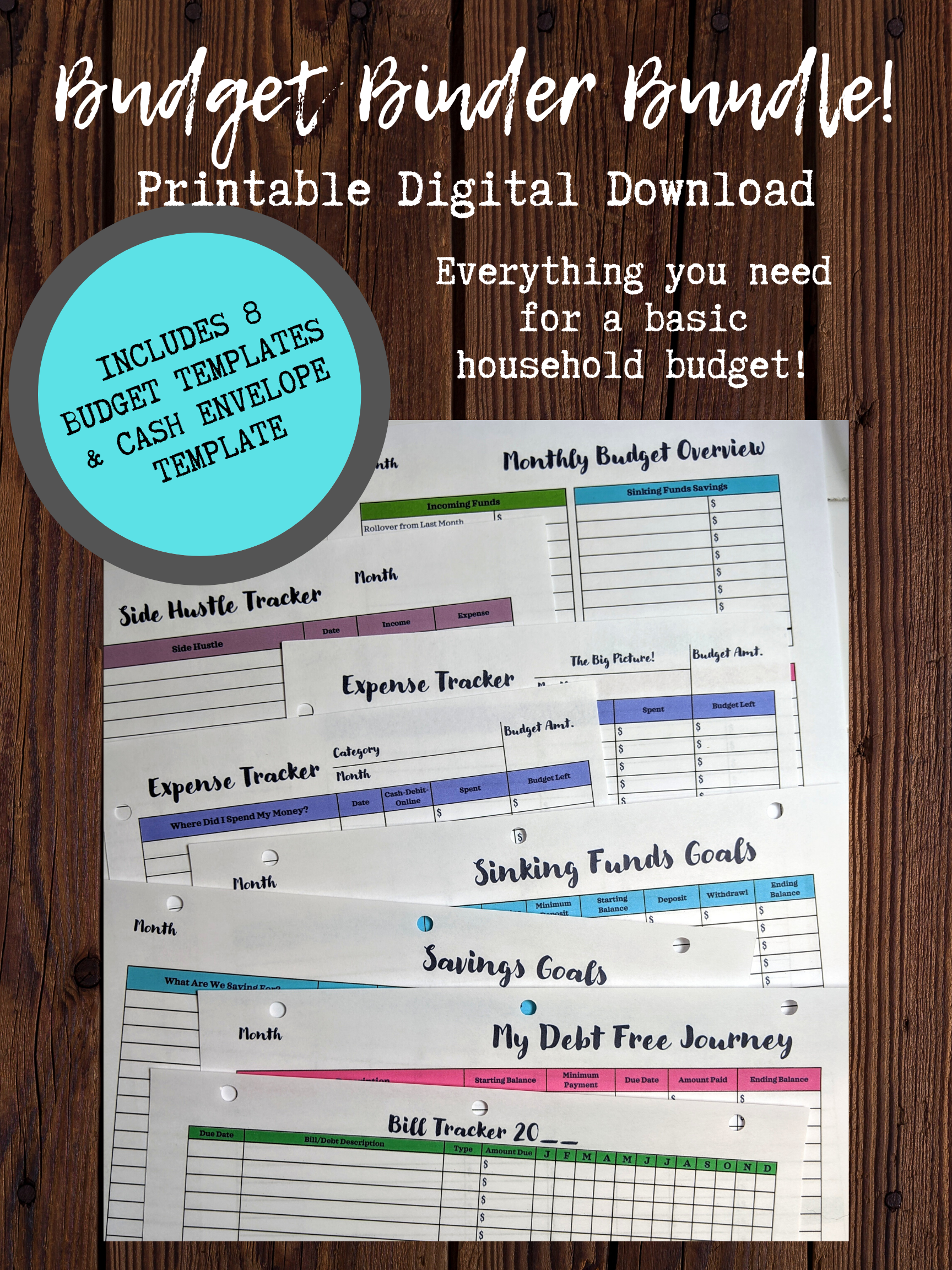 Budget Binder Bundle - PLUS Cash Envelope Template - Best Deal!